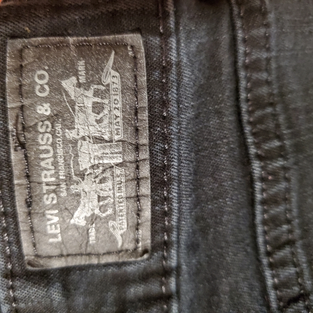 Vintage Levi's  Women's Legging Jean's ,Black - Picture 7 of 8